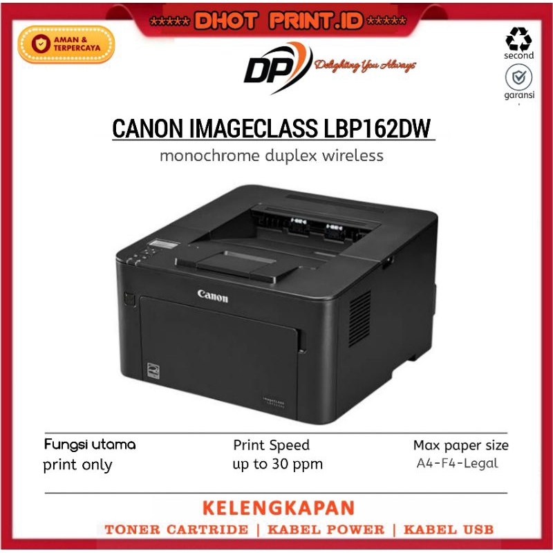 

Printer Canon imageCLASS LBP162DW Monochrome