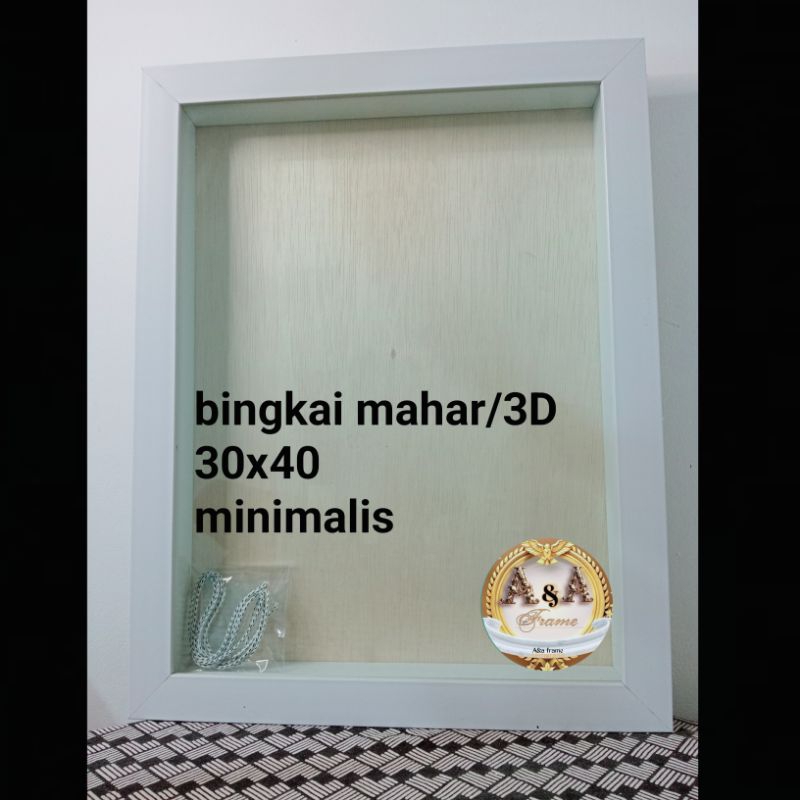 bingkai mahar/3D uk.30x40
