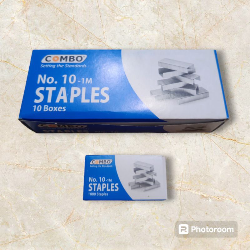 

Isi hekter combo no 10 per box isi 10pak kecil/anak hekter/refill staples