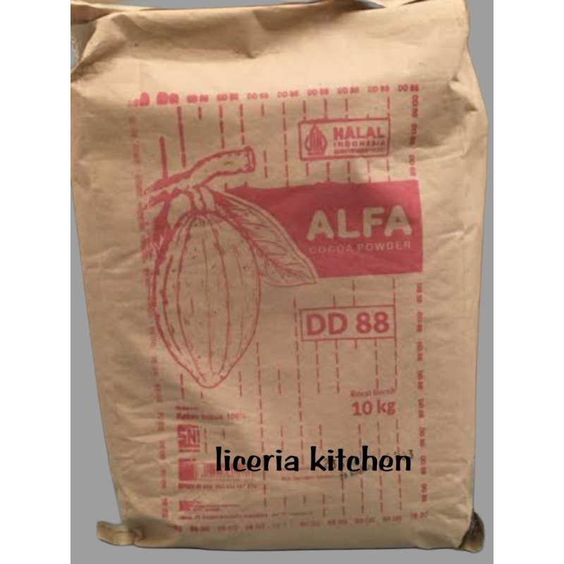 

coklat bubuk/cocoa powder kemasan 10kg (1 sak)
