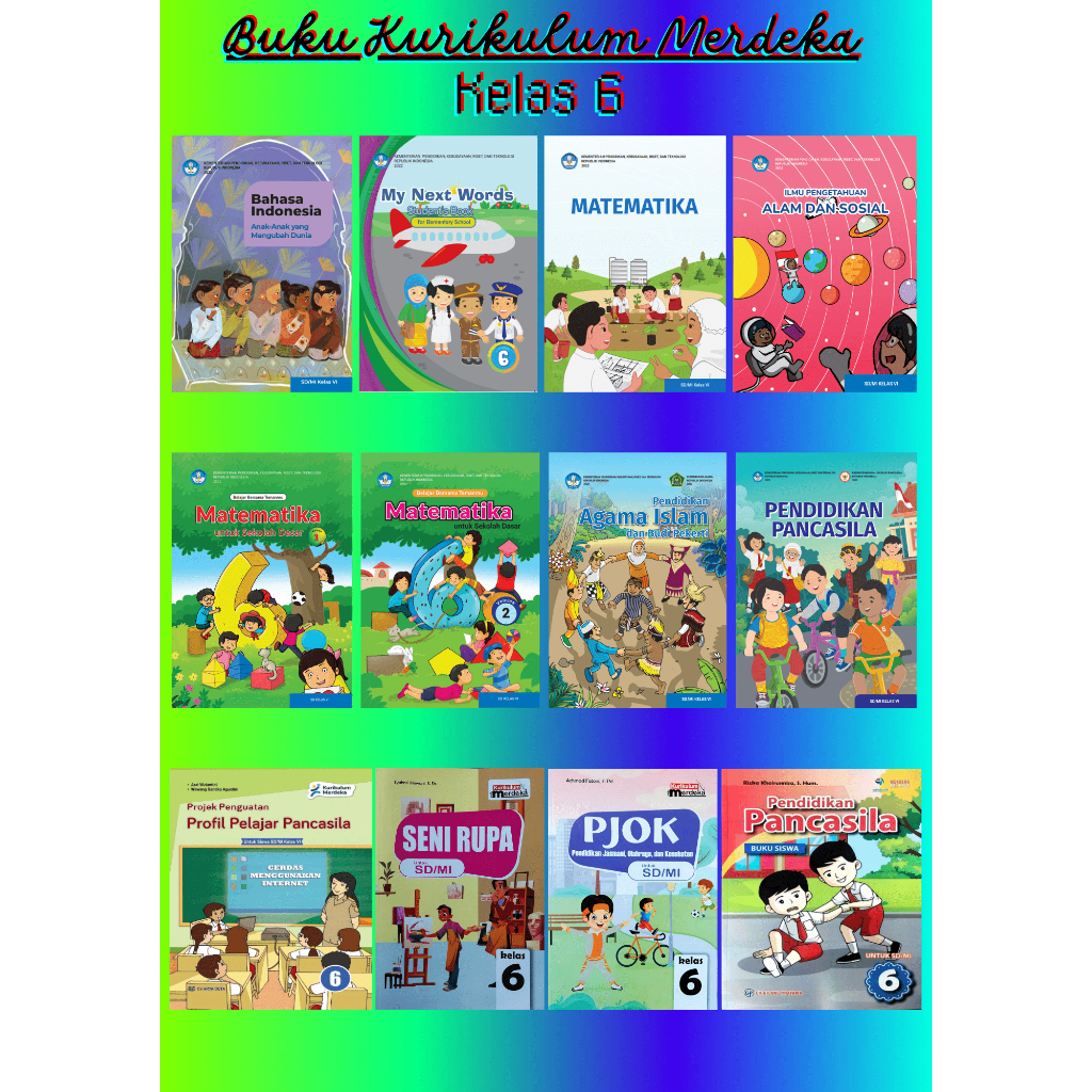 Buku paket kelas 6 SD kurikulum merdeka