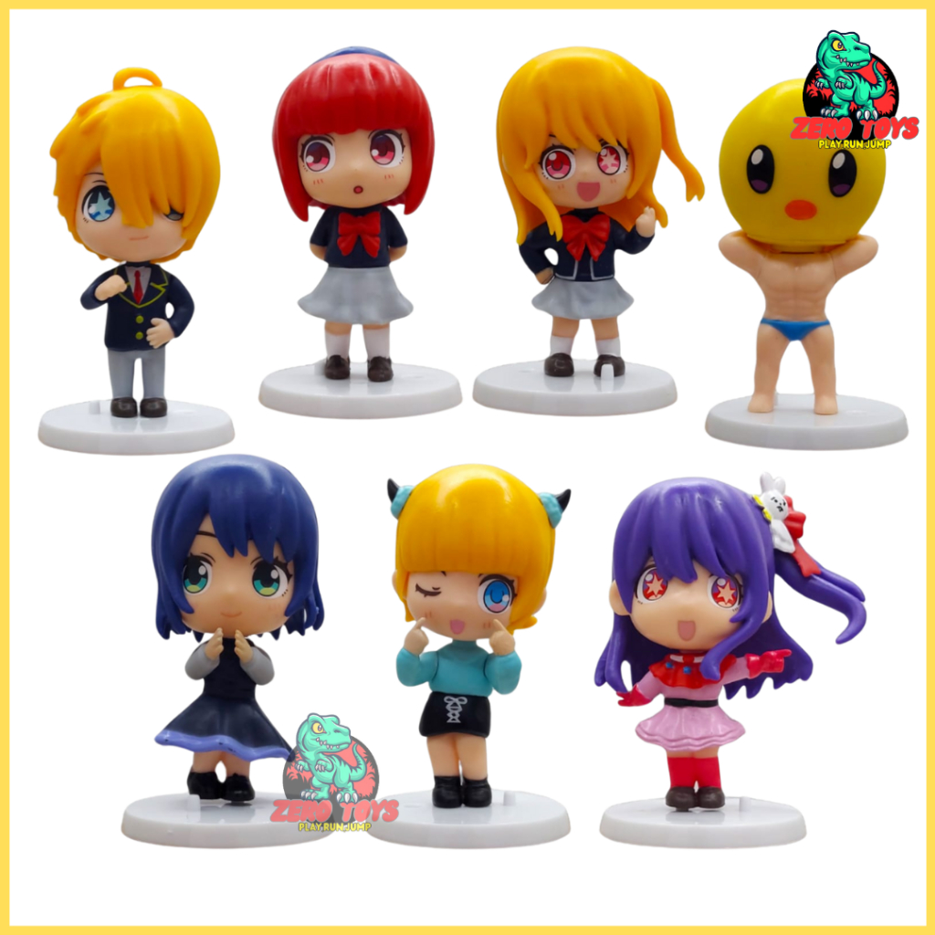 Action Figure Anime Oshi No Ko Set Koleksi Pajangan Figur