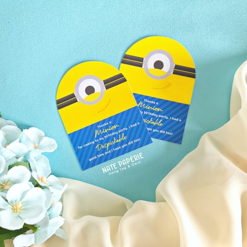 

CUSTOM SHAPE CARD Thanks Card Souvenir