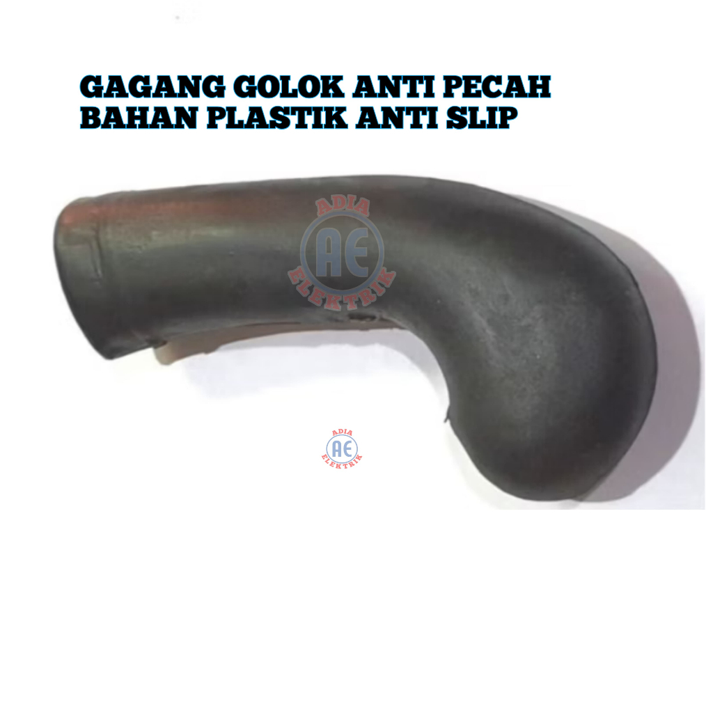 Gagang Golok Plastik Anti Pecah dan Tidak Licin Terlaris / Gagang Golok Hitam / Gagang Arit / Gagang