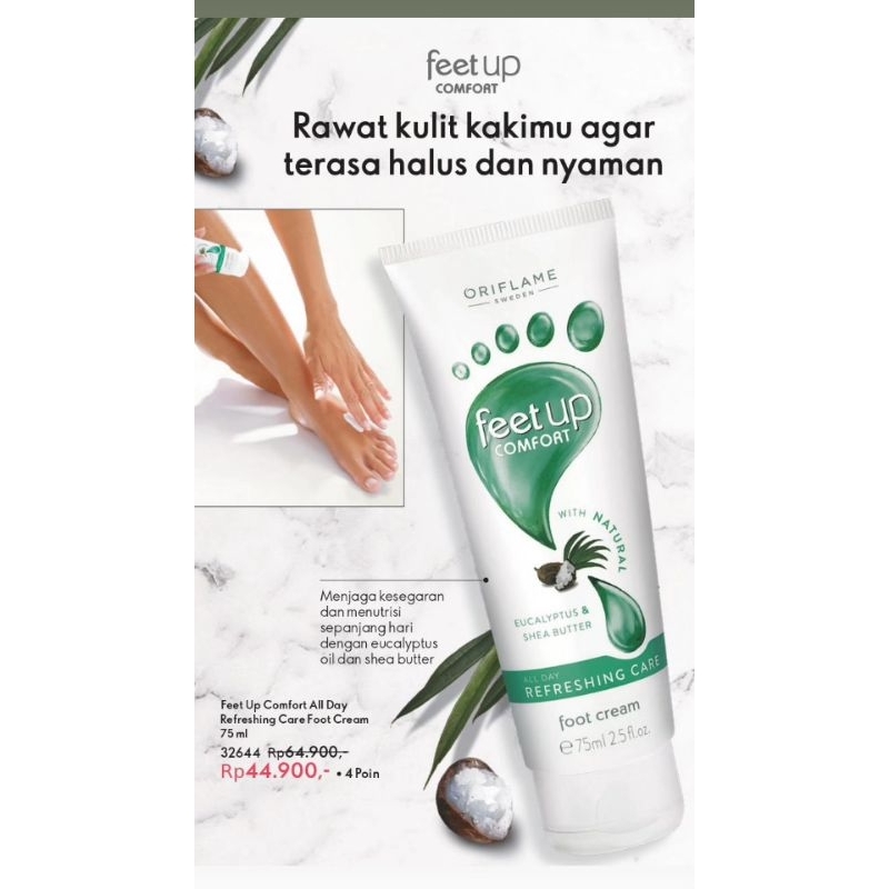 Oriflame feet up krim tumit