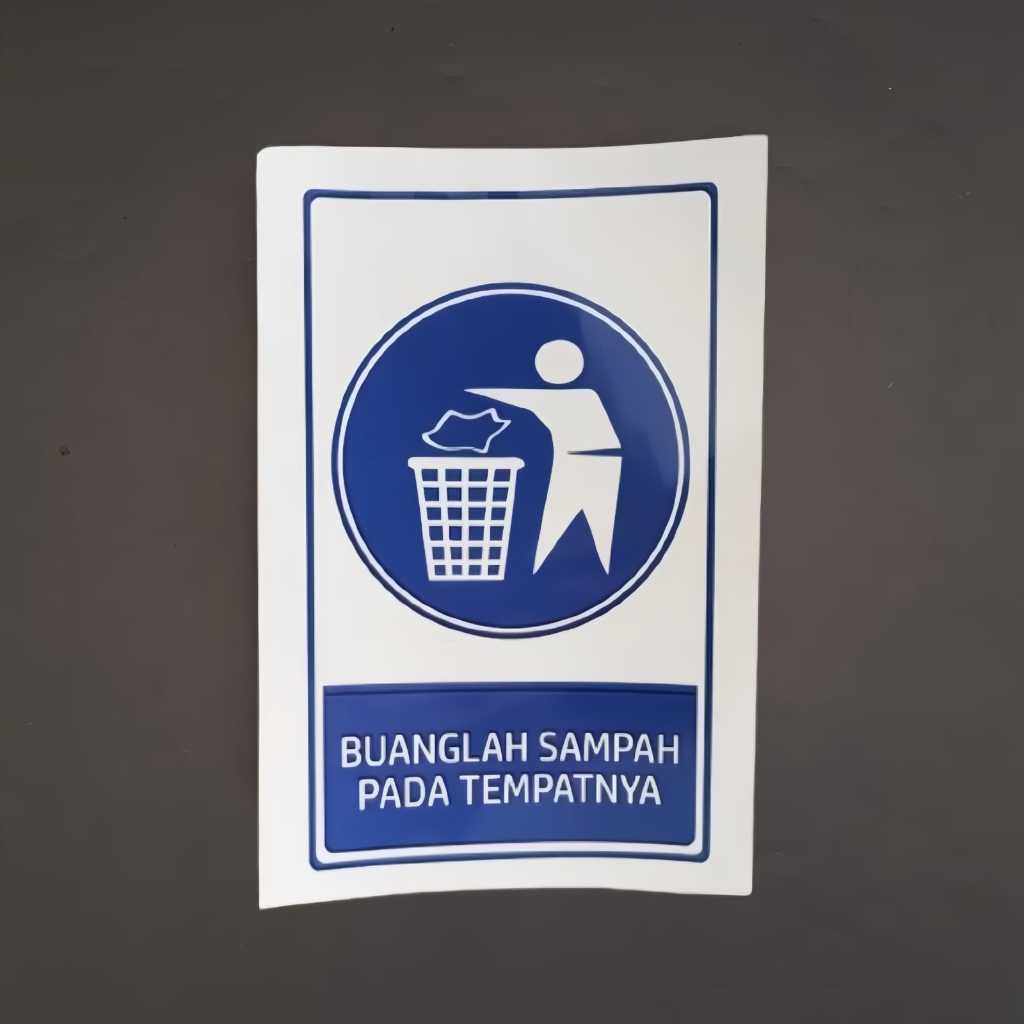 

Stiker Buanglah Sampah Pada Tempatnya vinyl