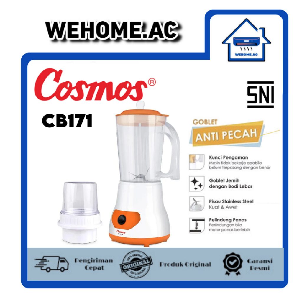 Blender Cosmos CB171 Blender Cosmos Gelas Plastik Blender Cosmos 1 Liter