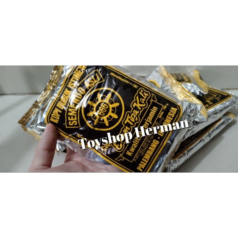 

Kopi Setir Semendo Asli cap 666 190gr Palembang Asli