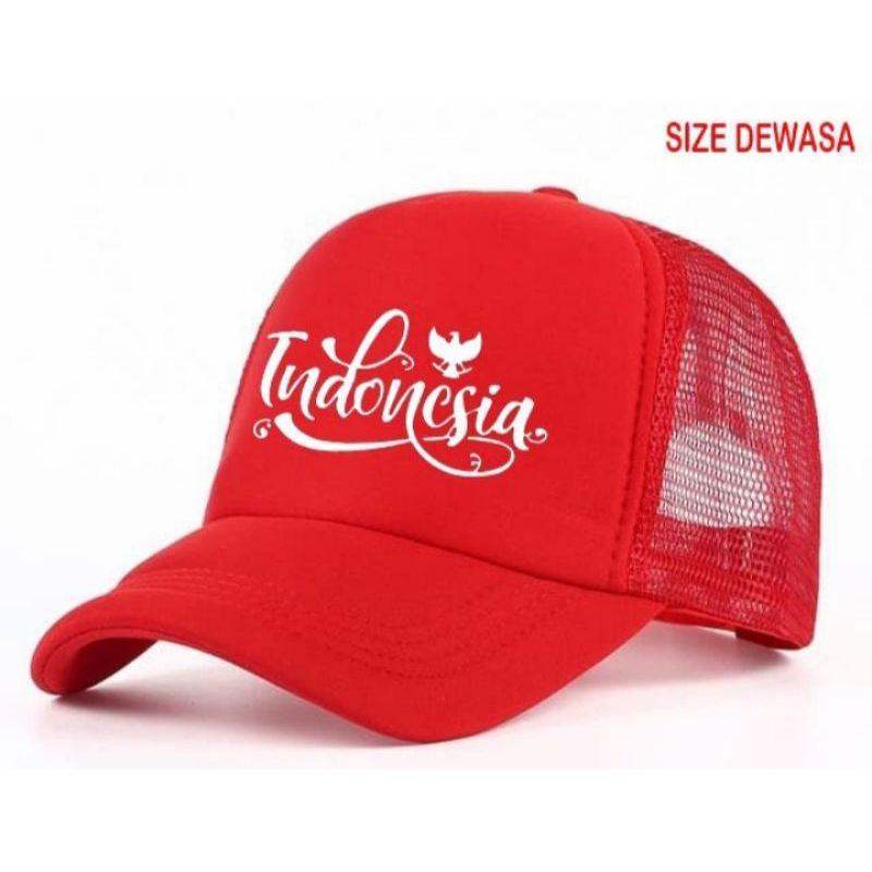 Topi Trucker Premium Indonesia Garuda