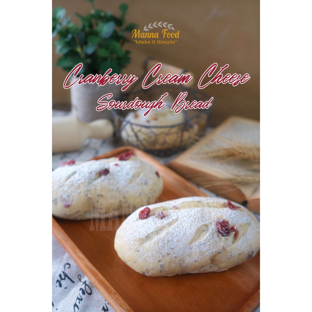 

Cranberry Cheese - Roti Manna Food Fresh Artisan Sourdough isi 3 pcs