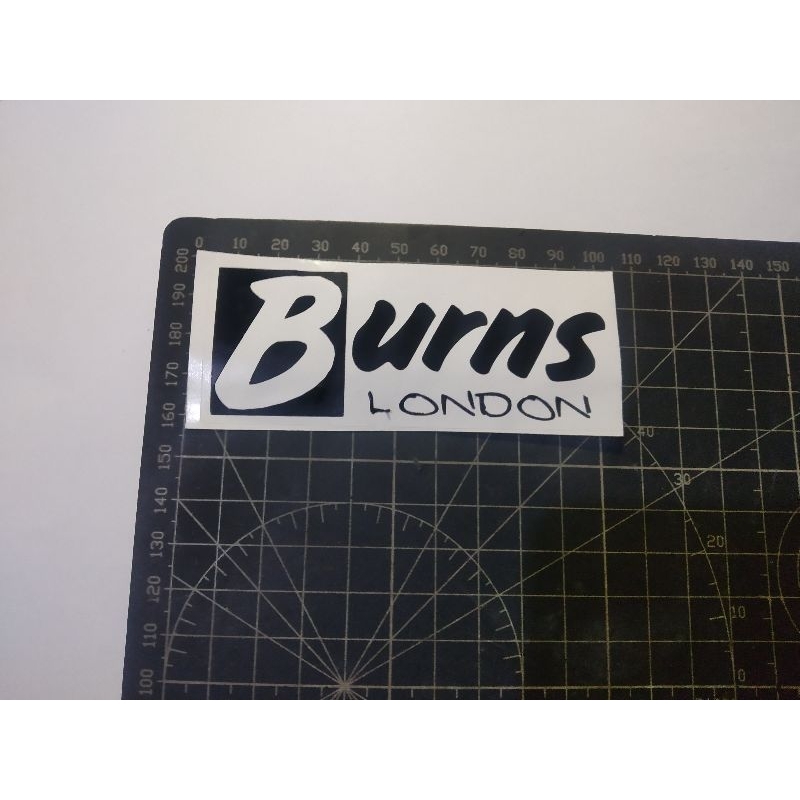 

cutting stiker burns