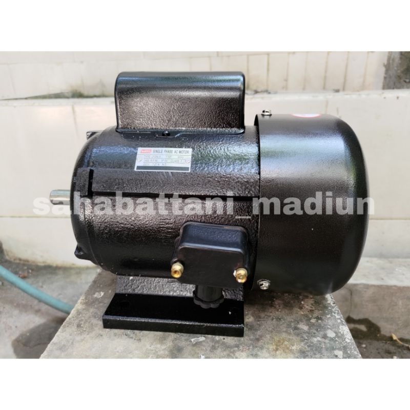 BARTEX Dinamo Motor Penggerak 1 HP 1 Phase 1400 RPM 2800 RPM Dinamo Elektro Motor