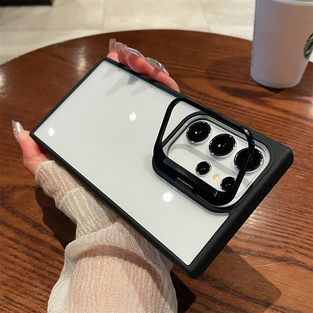 NEW CHROME STANDING CAMERA COVER For Samsung S24 Ultra s24 Plus S23 Ultra S23 FE A55Acyrlic CHROME S