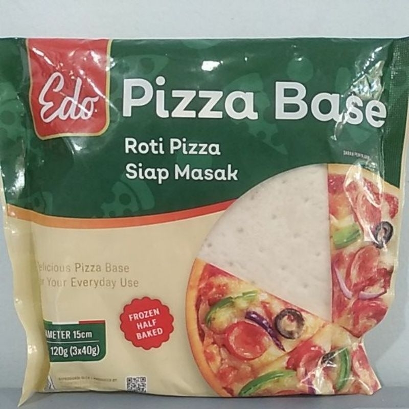 

Edo Pizza Base / Kulit Pizza / Adonan Pizza Siap Masak| Berat Bersih 120gr