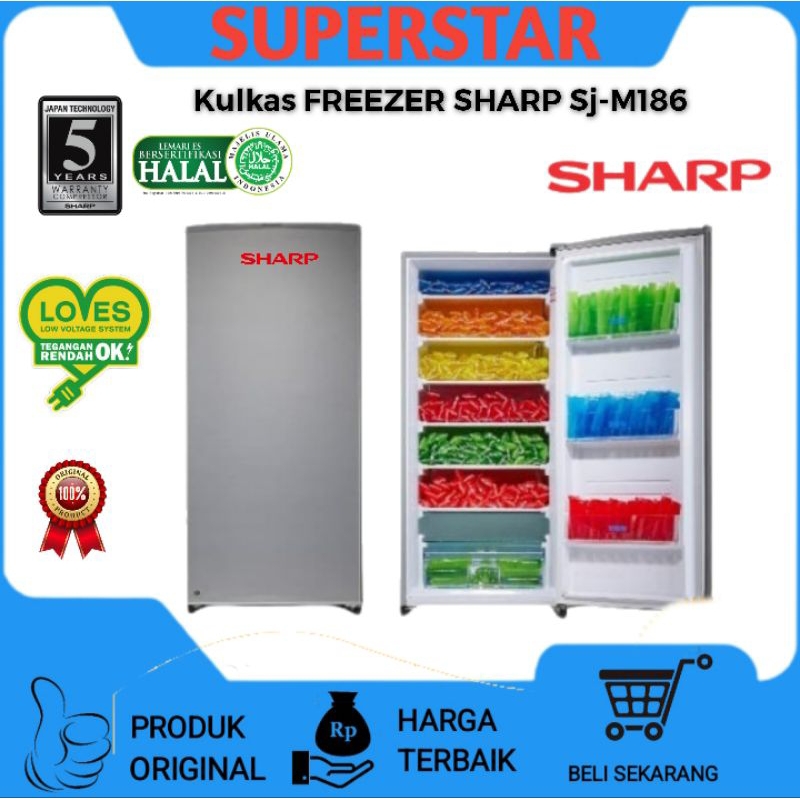 Lemari ES FREEZER SHARP Sj-M186