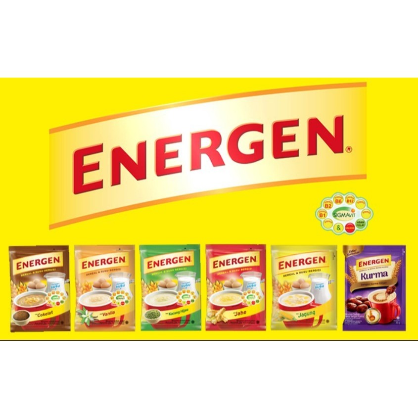 

energen minum makanan bergizi , cepat dan praktis