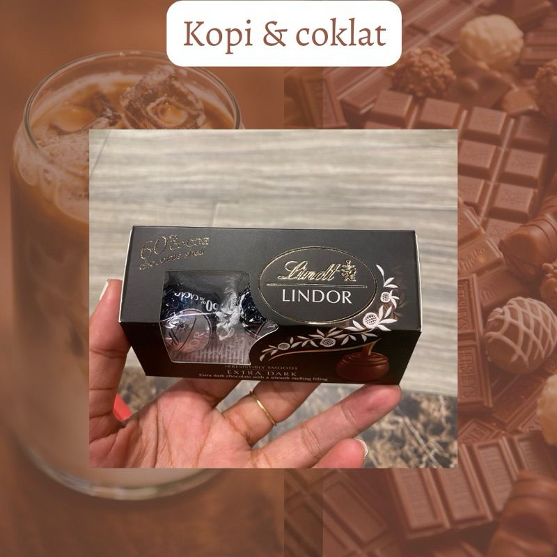 

LINDT LINDOR CHOCOLATE EXTRA DARK