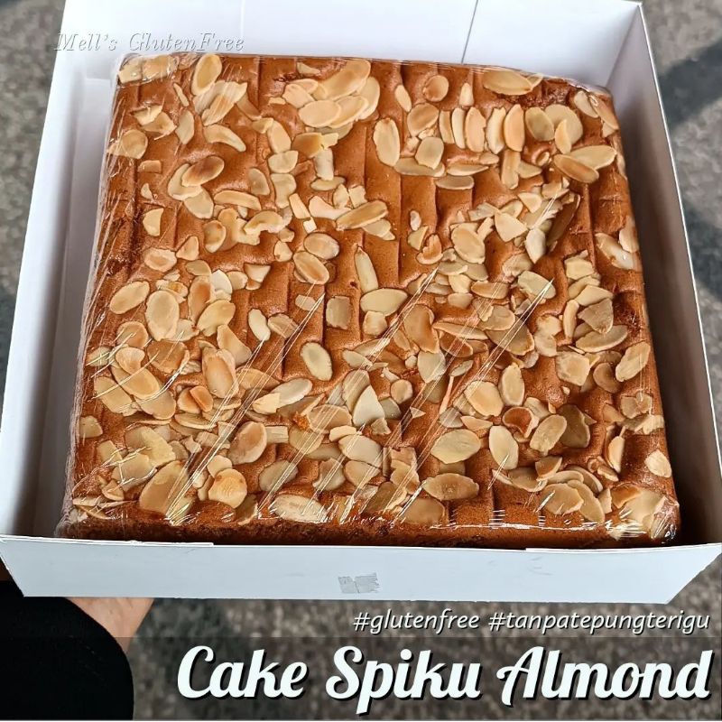 

Cake Spiku Almond AREN Gluten Free - Tanpa Terigu, Halal