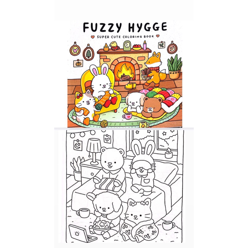 

Coloring Book Fuzzy Hygee Bobie’s Super Cute - Berbagai Macam Gambar Yang Imut