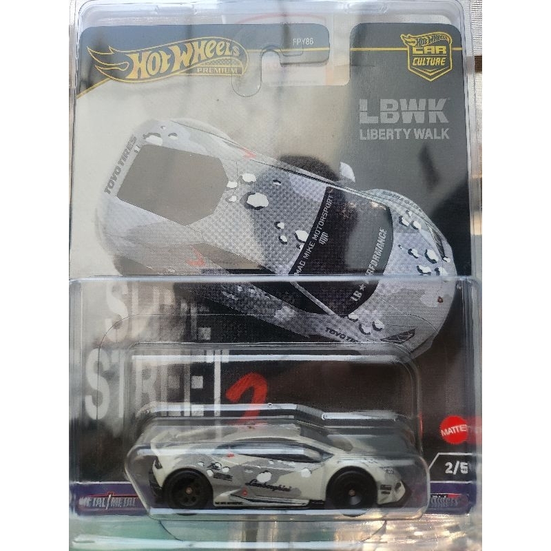 hotwheels premium LBWK lamborghini huracan+free protector+free packing