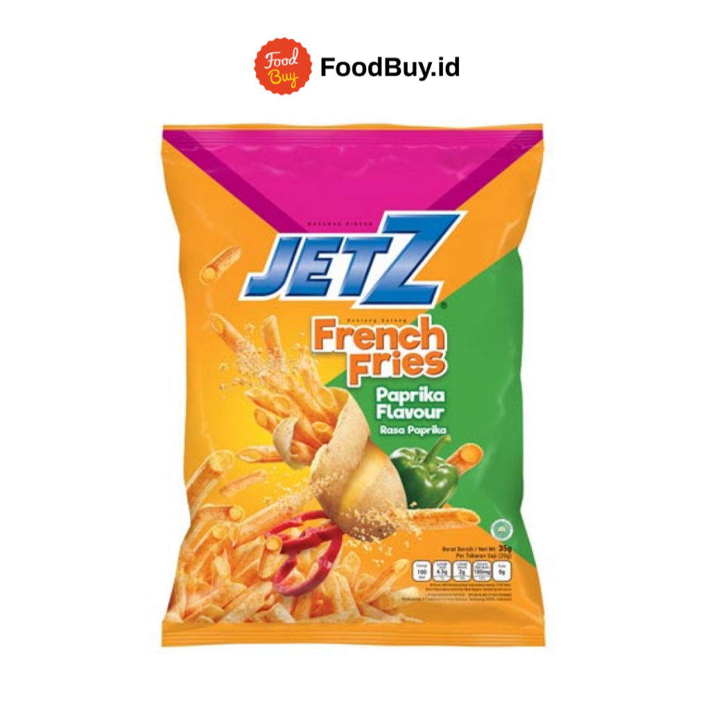 

Jetz French Fries Rasa Paprika 35gr