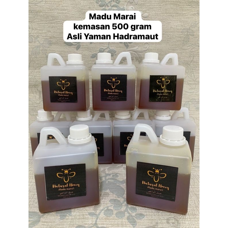 

madu marai asli Yaman kemasan 500gr