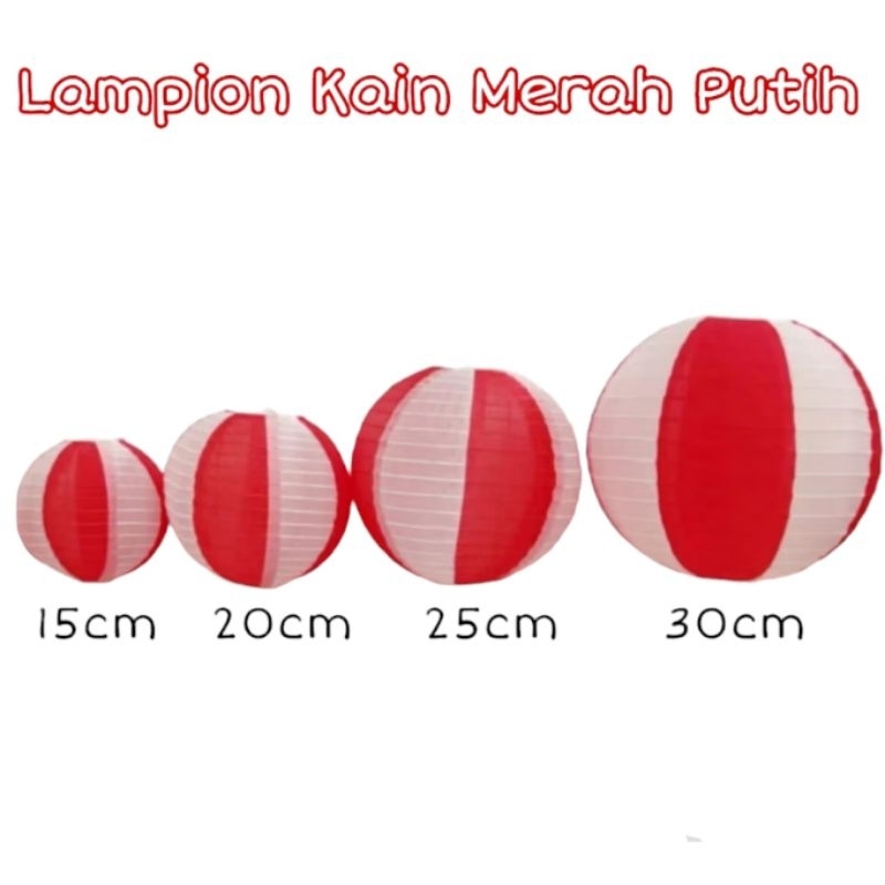 LAMPION MERAH PUTIH LAMPION 17 AGUSTUSAN