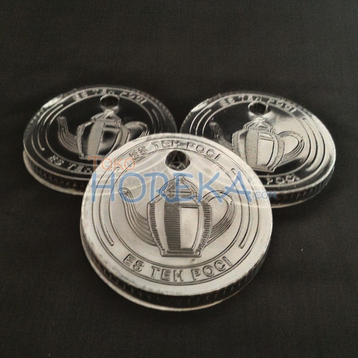 tutup gelas teh poci PACK isi 50 pcs bs utk cup 16oz 12oz 22oz ASLI 100%