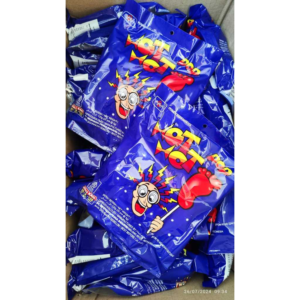 

Permen Hot Hot Pop Kaki Pendekar Biru Isi 25pcs Nisadkc