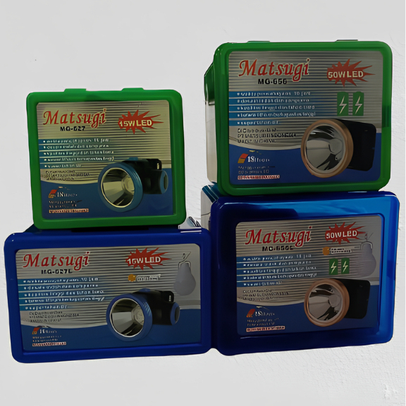 SENTER CAS KEPALA MATSUGI FREE LAMPU DC DAN KACA KUNING