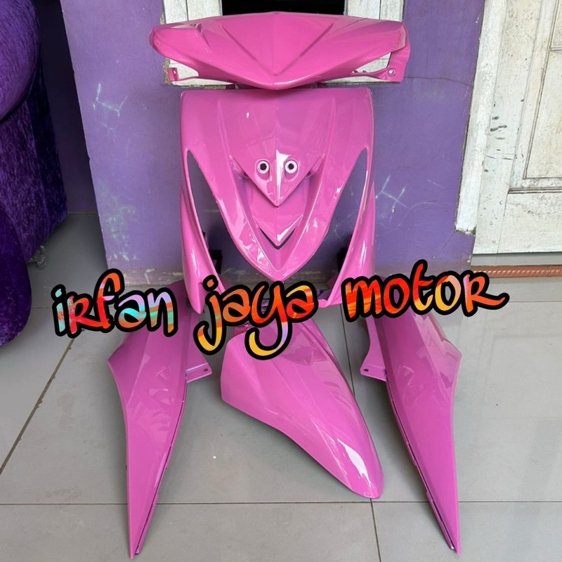 Full body Halus Cover body Full Halus yamaha Mio Soul Karbu Pink Pastel 2008 2012