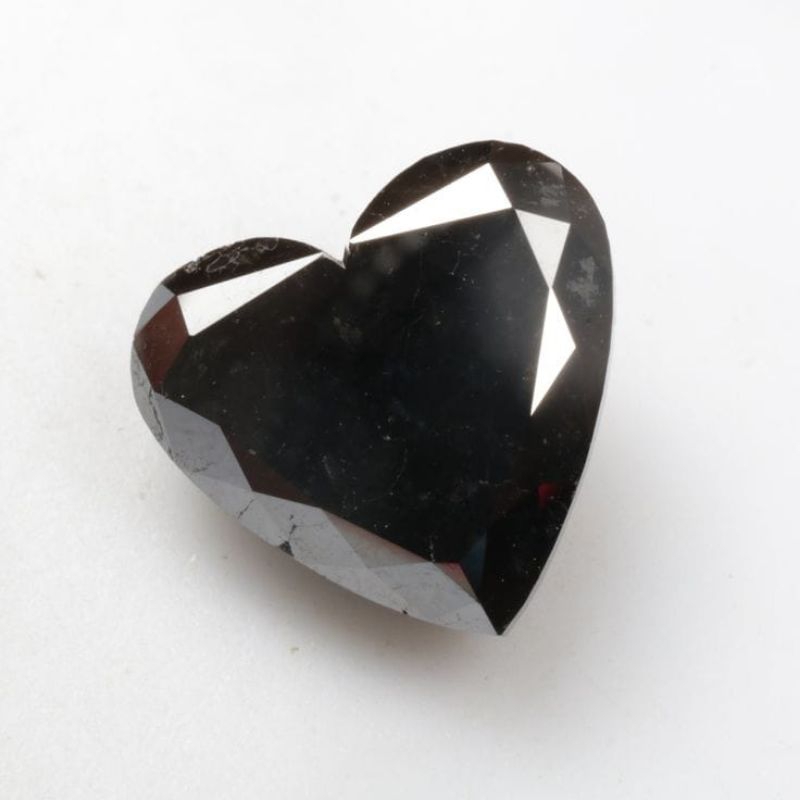 BERLIAN HITAM HEART ASLI NATURAL/HEART/BERLIAN HITAM/BLACK NATURAL DIAMOND