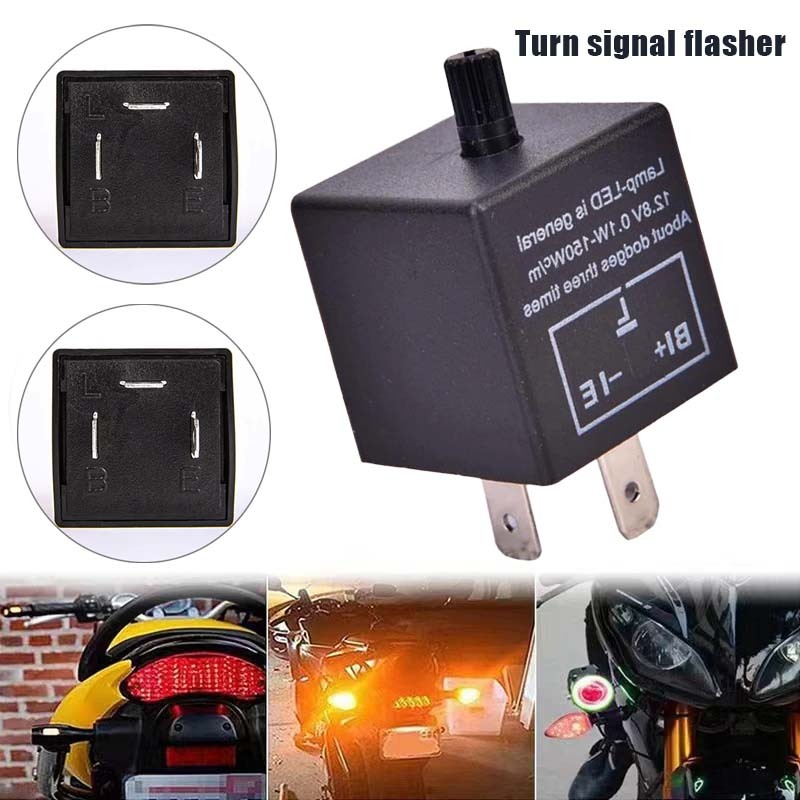 Relay 3 Kaki Flasher Sein Led Relay 12 Volt Flasher Bullaes Relay Sen 3kaki universal Flaser Bullaes