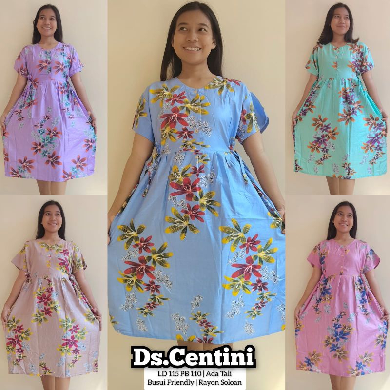 Daster JUMBO Daster Centini Tali Samping Busui Friendly Kancing 3