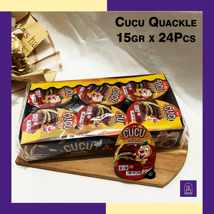 

Cucu Quackle Coklat 24pcs x 15gr - Cucu Rice 1 Box