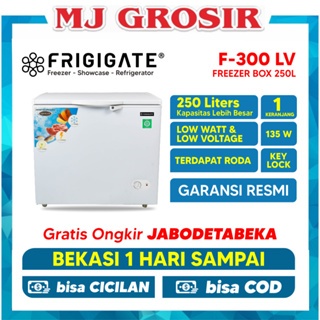 FRIGIGATE F 300 CHEST FREEZER BOX 300 L LEMARI PEMBEKU 300 LITER