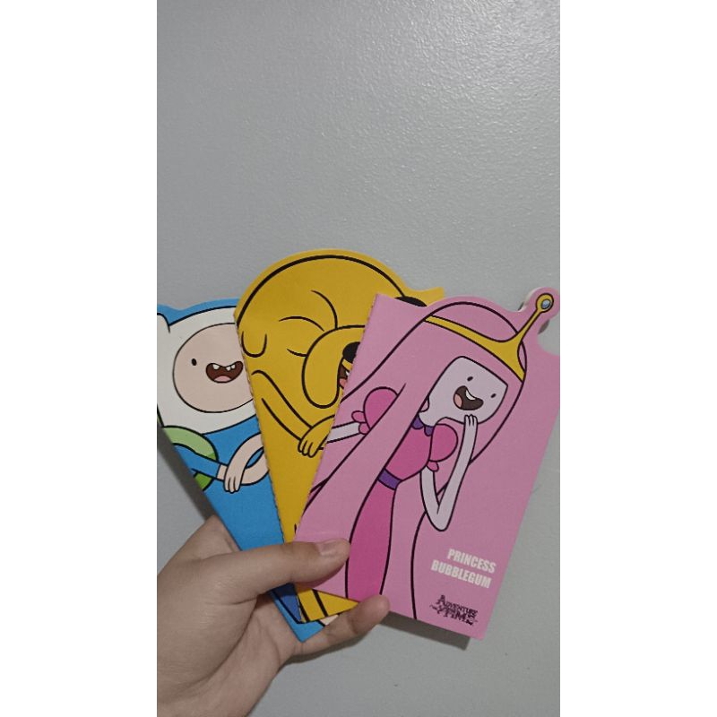 

buku tulis, notebook kecil, catatan kecil, adventure time, cartoon network, minisoxadventuretime, jack, finn, princess bubblegum [baca deskripsi]