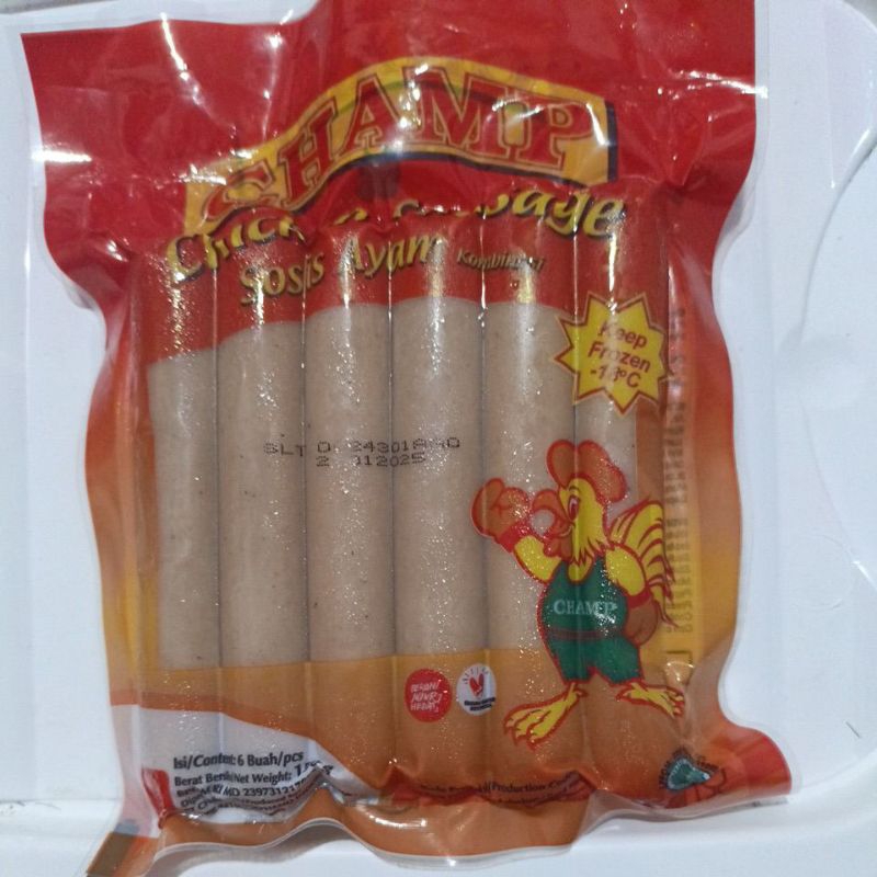 

Sosis champ 150 gram isi 6
