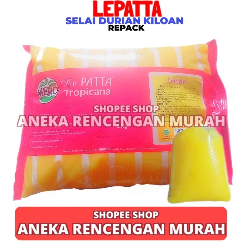 

Selai Durian Isian Roti Kue edna 500g