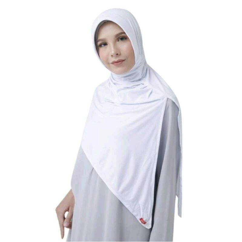 MEZORA Bergo Mekkah Zoya Bergo Adria Casual Bergo Sekolah Putih Original Zoya 100%