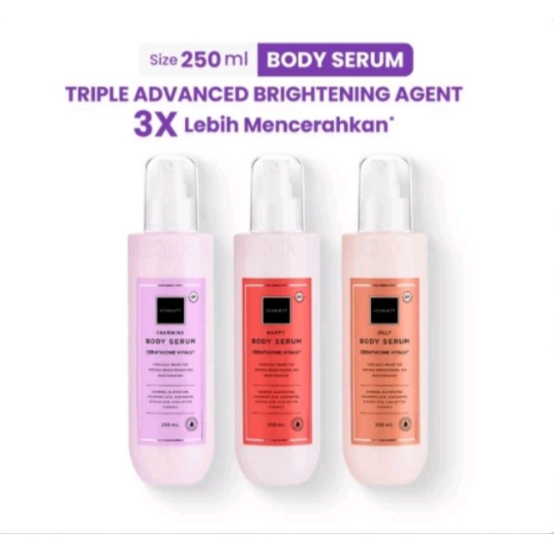 Scarlett whitening body serum