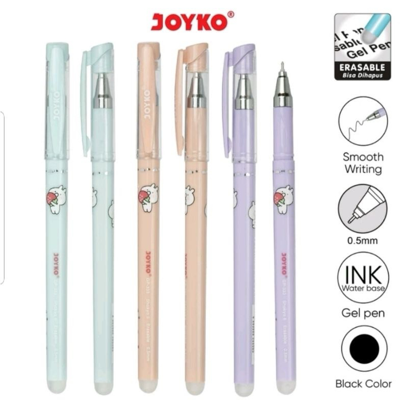 

PULPEN GEL GP-333 JOYKO BISA DIHAPUS