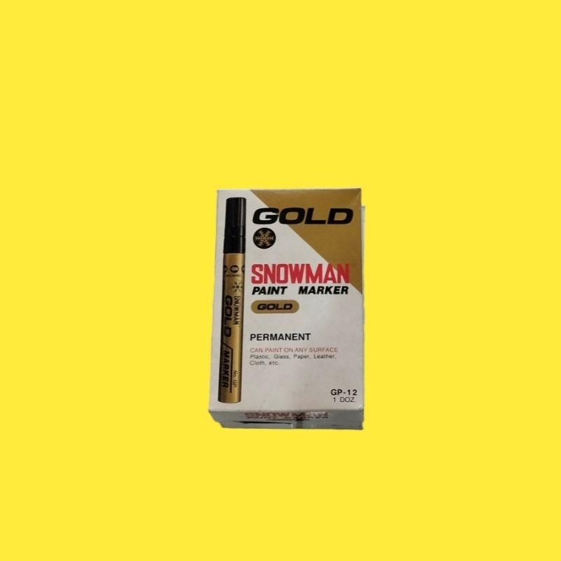 

SNOWMAN PAINT MARKET WARNA GOL 1 PCS