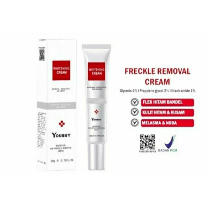 YOUBUY KRIM PEMUTIH MENGHILANGKAN FLEK HITAM CREAM WHITENING FRACKLE