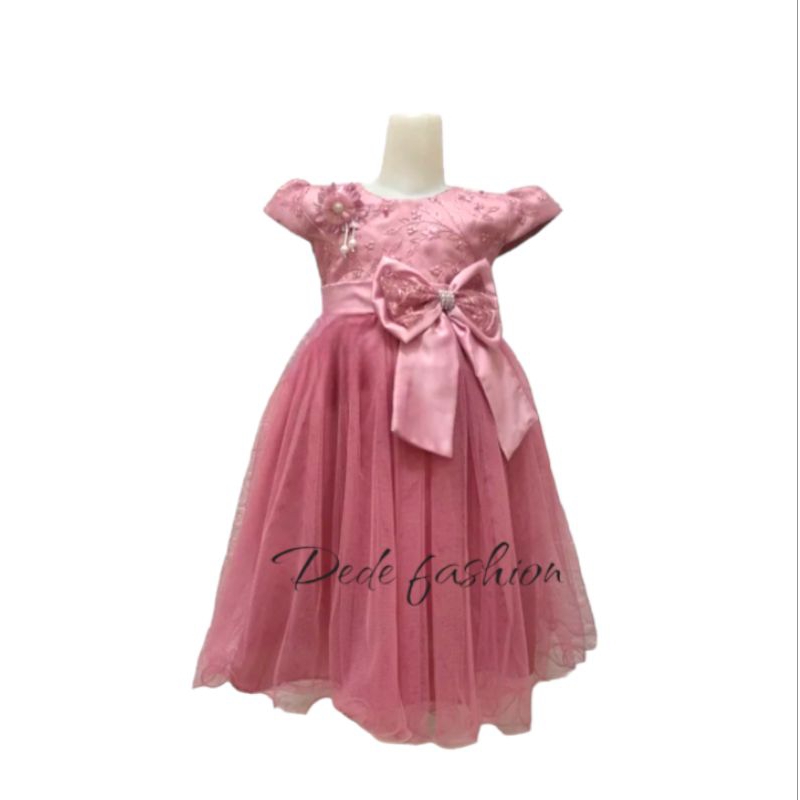 DF-gaun pesta anak perempuan 7-12 tahun/gaun pesta anak perempuan terbaru usia 12tahun/gaun ulang ta