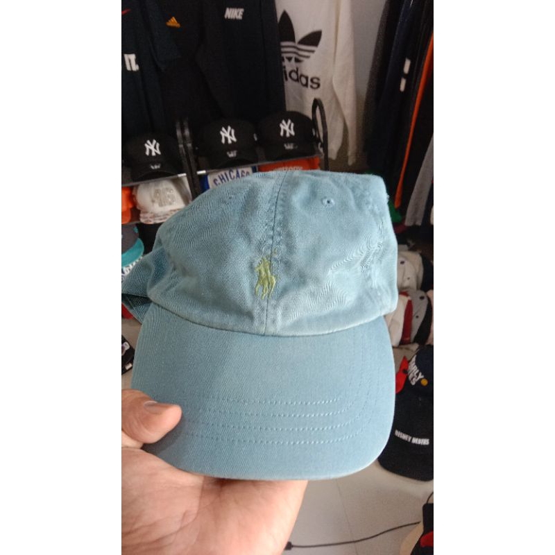 topi polo ralph laurent original warna hijau telur asin unisex