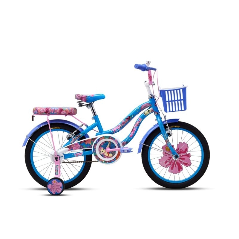 Sepeda mini wimcycle 18 inchi WIM CTB YUNA 18x9 BLUE sepeda anak perempuan