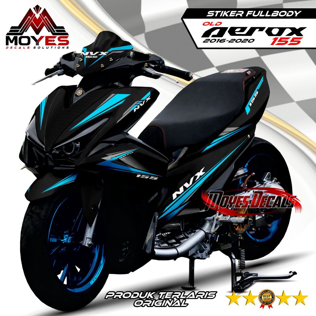 COD Decal Sticker - Variasi Motor Yamaha Aerox 155 Old Fullbody Aerox 155 Lama Terlaris Desain NVX