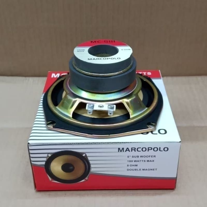 Speaker Komponen Marcopolo Subwoofer 5" Mc-5111 Speaker Marcopolo