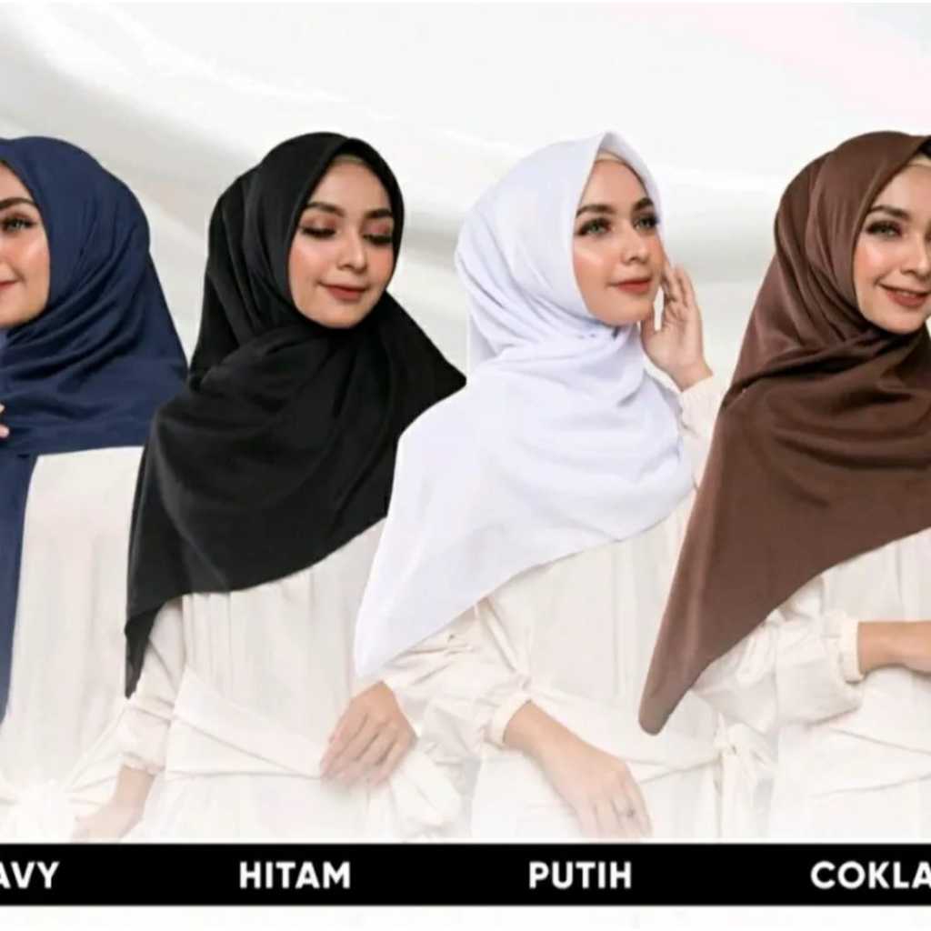 𝐊𝐇𝐀𝐈𝐑𝐀 𝐒𝐂𝐀𝐑𝐅 - Segi Empat Basic Voal Premium / Hijab Segi Empat Anak Sekolah / Segi Empat Polos Basi